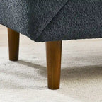 Divanetto futon convertibile beige / nero / blu scuro / grigio, divano letto a 2 posti
