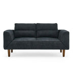 Divanetto futon convertibile beige / nero / blu scuro / grigio, divano letto a 2 posti