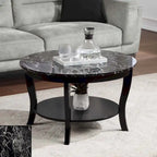 Convenience Concepts American Heritage runder Couchtisch mit Ablage