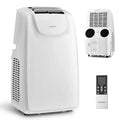 Costway draagbare airconditioner van 8000 BTU (11.500 BTU ASHRAE) met twee slangen, 3-in-1-airconditioningunit met afstandsbediening