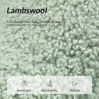 Sheila moderner 30 W Bouclé-Sessel mit Beinen aus Massivholz, 2er-Set von HULALA HOME