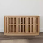 Plank+Beam Contour komoda od punog drva s 3 vrata, TV ormarić od 59 za dnevni boravak