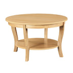 Convenience Concepts American Heritage runder Couchtisch mit Ablage