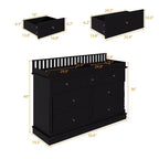Famapy Versatile Baby Changing Table Dresser: Convertible Design, Spacious Drawers  Grow with Your Little One