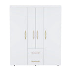 Bariloche Kleiderschrank mit Kleiderstangen, Regalen und 2 Schubladen