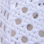 Poltrona sospesa a uovo LeisureMod per 2 persone con supporto - Altalena da patio in rattan intrecciato per esterni/interni, chaise longue con cuscini