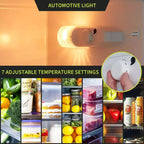 Mini-koelkast van 4,5 cu ft met vriesvak, compacte koelkast met omkeerbare deur, verstelbare thermostaat, energiezuinig, kleine koelkast