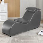 Mixoy yogastoel voor binnen, gebogen yogochaises-lounge voor volwassenen om te stretchen, sporten en ontspannen
