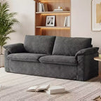 Sufan loveseat Dyonery 86 Cloud, sedil fond u mħaded wesgħin għall-dirgħajn, qafas b'saħħtu, disinn ergonomiku li jieħu n-nifs