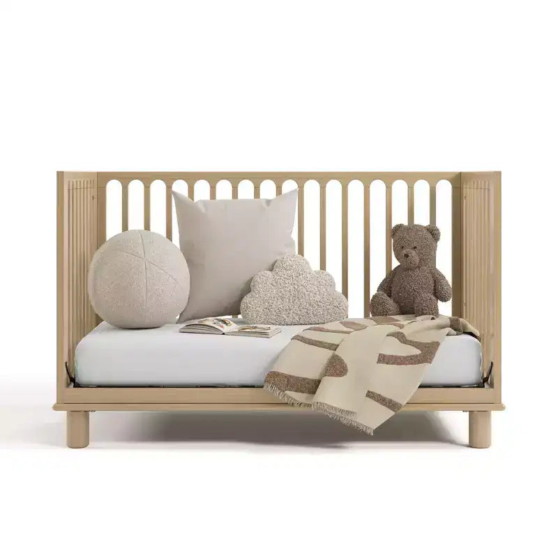 Storkcraft Sicily Deluxe 3-in-1-converteerbaar babybed met peuterbeveiligingshek