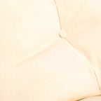 Sedia a dondolo imbottita in stile scandinavo con pouf opzionale