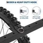 Freestanding 5-Bike Storage Rack with 300 Lbs Heavy Duty Capacity, Sturdy Organizer for Safe and Stable Bike Holding for Front Yards, Backyards