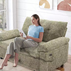 Dyonery 3-in-1-Schlafsofa, ausziehbares Schlafsofa mit verstellbarer Rückenlehne