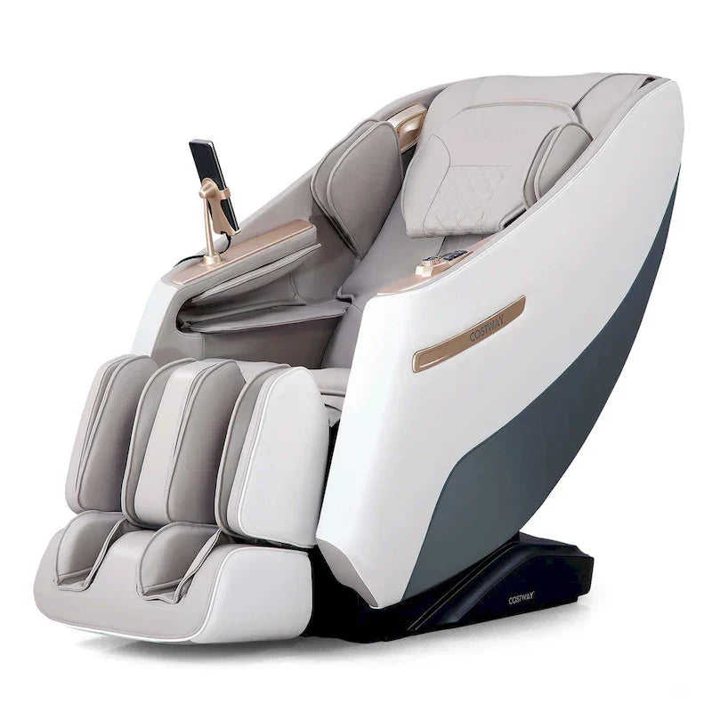 Poltrona massaggiante integrale Costway Zero Gravity con binario SL e supporto lombare