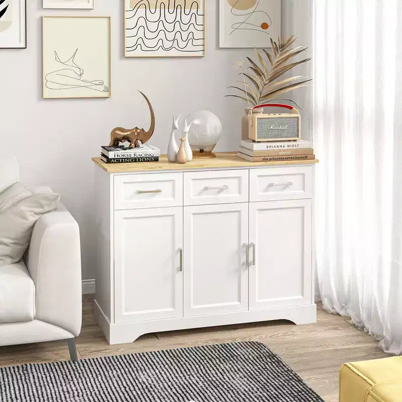 Modernes Küchen-Sideboard mit Stauraum, Kücheninsel, Esszimmermöbel, Wohnzimmermöbel