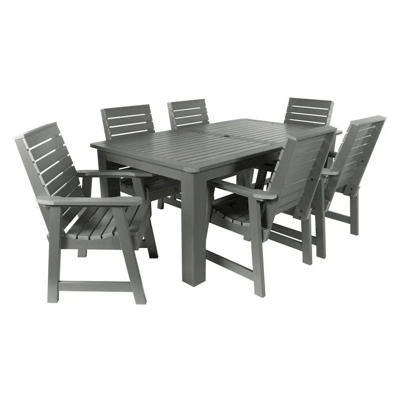 HIGHWOOD PROFESSIONAL 7-dijelna vanjska garnitura za blagovanje 42x72
