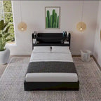 Plattformbett Hunter mit Kopfteil