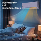 Karl Home 3-zone 28000 BTU 20 SEER2 mini-splitairconditioner met warmtepomp (9K+9K+18K)