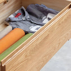 Dresser Doppju Tradizzjonali tal-Injam tal-Ballut Naturali għall-Kamra tas-Sodda