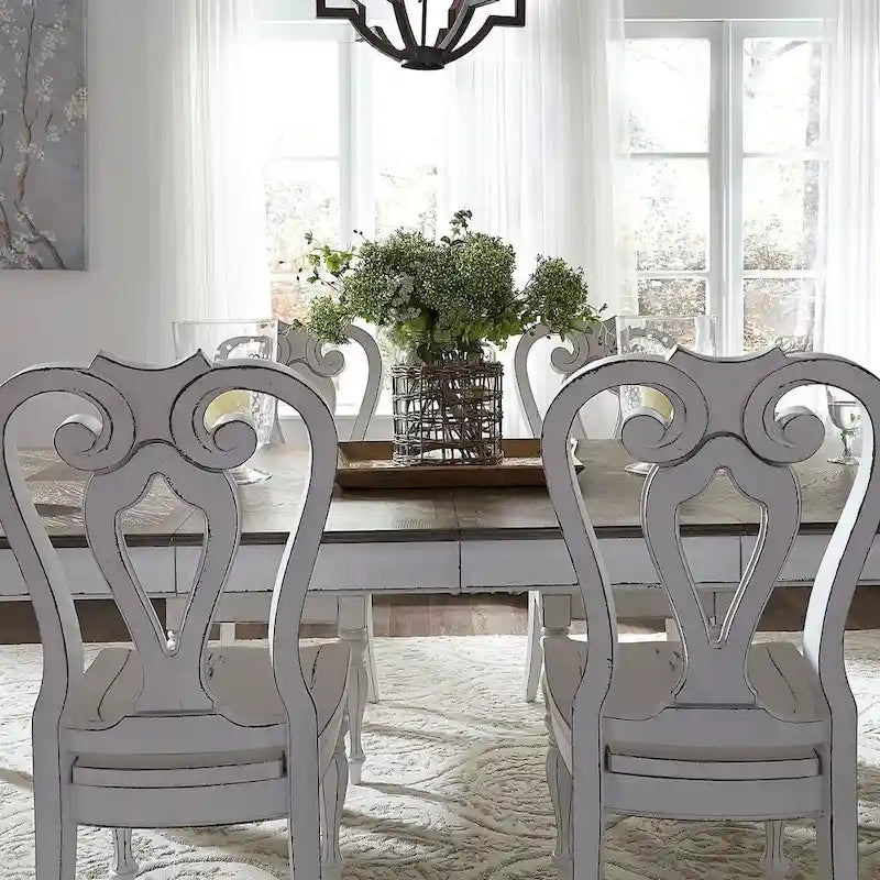 Magnolia Manor Seitenstuhl mit Splat-Rückenlehne (2er-Set)