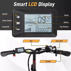 Costway opvouwbare elektrische mountainbike voor volwassenen met 20-inch dikke banden, 750 W borstelloze motor, 54 V 13 Ah, UL2849