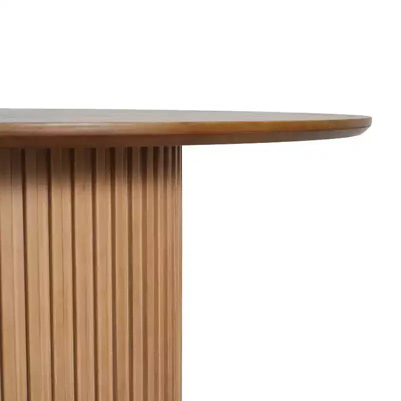 Set da pranzo rotondo moderno Christopher Knight Home Shankar da 5 pezzi con sedie imbottite in legno della gomma