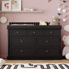 Famapy Versatile Baby Changing Table Dresser: Convertible Design, Spacious Drawers  Grow with Your Little One