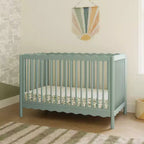 Babyletto Swell 4-in-1 umbaubares Kinderbett mit Umbausatz zum Kleinkinderbett