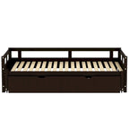 Extending Daybed with Trundle, Wooden Daybed with Trundle