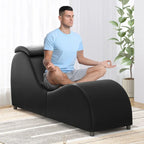 Mixoy yogastoel voor binnen, gebogen yogochaises-lounge voor volwassenen om te stretchen, sporten en ontspannen