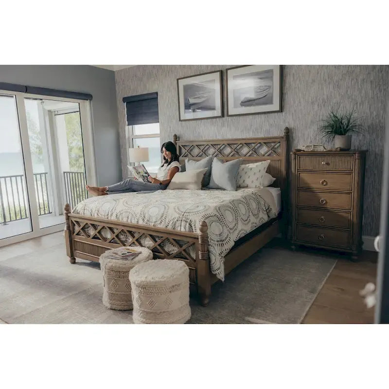 Letto in legno massello Malibu