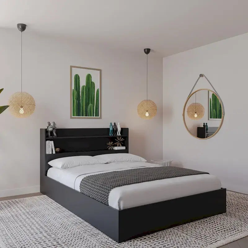 Plattformbett Hunter mit Kopfteil