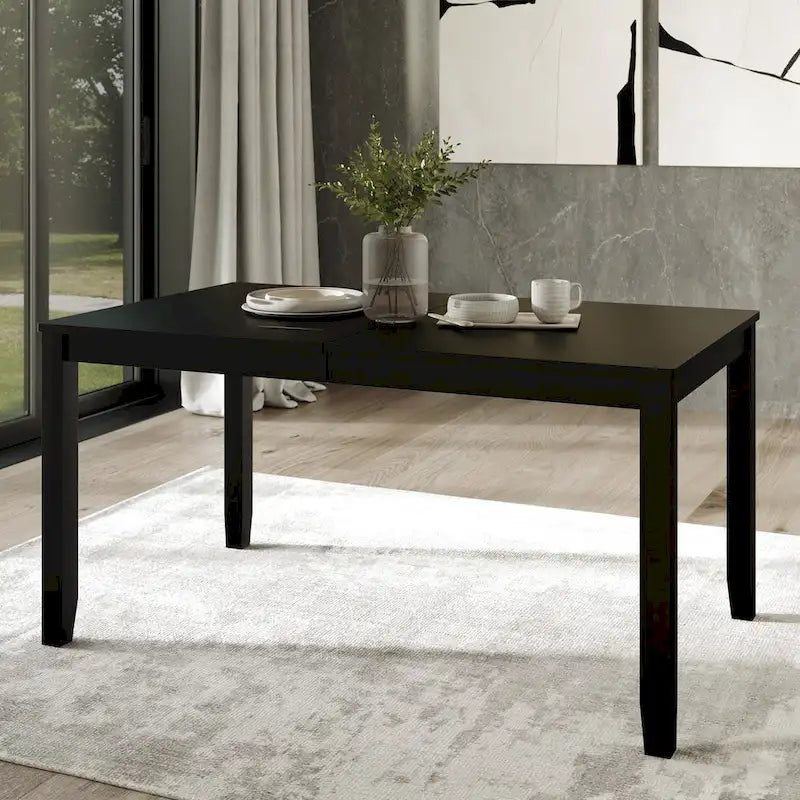 CraftPorch klassisches 7-teiliges Esszimmer-Set aus Holz