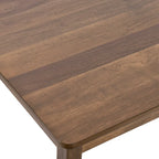 Set da pranzo composto da 5 pezzi in legno massello, 47 L (1 tavolo + 4 sedie con schienale a doghe)