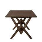 Christopher Knight Home Simon 5-teiliges Esszimmer-Set aus Gummibaumholz im Mid-Century-Modern-Stil mit Bouclé-gepolsterten Stühlen