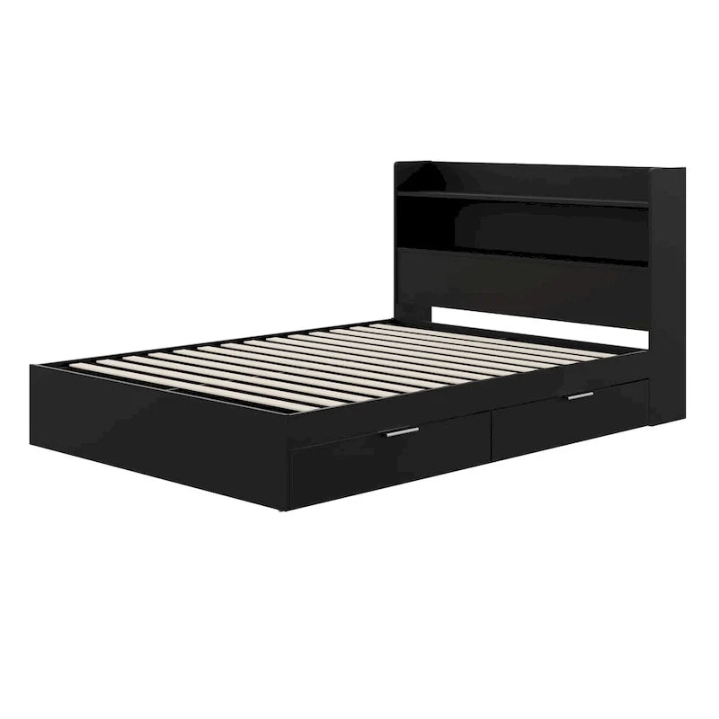 Plattformbett Hunter mit Kopfteil