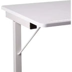 SewingRite SewStation 101 draagbare opklapbare naaitafel met stalen poten, wit - perfect voor thuis, kantoor en bedrijf