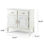 Groene houten buffetkast