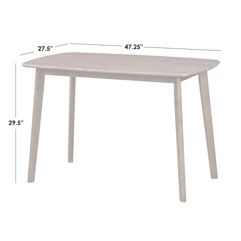 4-teiliges Nettie-Esszimmer-Set aus Massivholz von Simple Living
