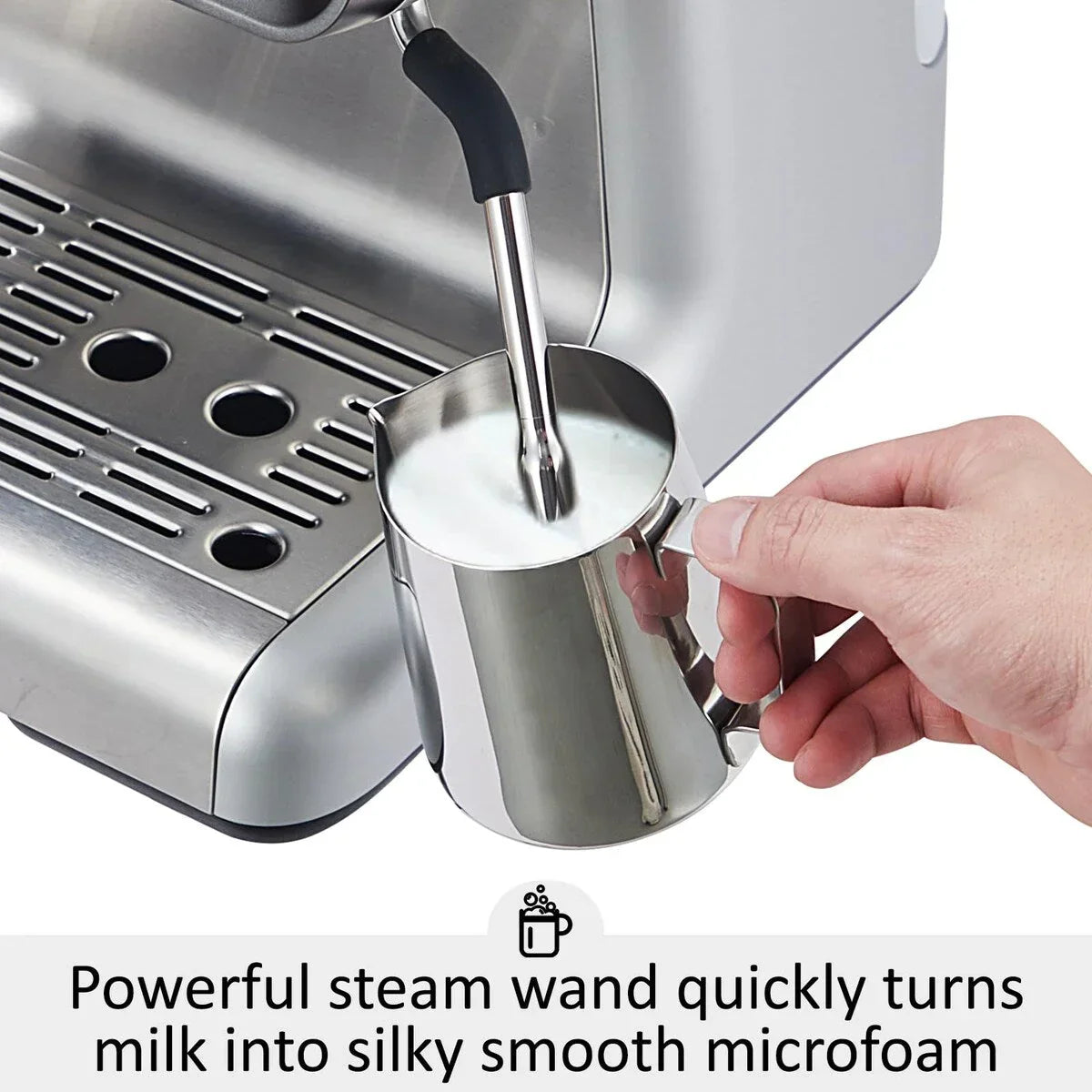 Aparat za espresso kavu s mlincem, spremnik za vodu od 2.8 L