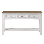 Houten haltafel, consoletafel met 3 laden Corona | Furniture Dash - N.v.t.
