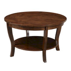 Convenience Concepts American Heritage runder Couchtisch mit Ablage