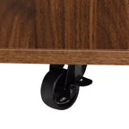 Multifunktionaler moderner Couchtisch mit Liftplatte, verborgenem Stauraum, 4 Hockern und Rollen – perfekt für moderne Wohnbereiche