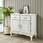 Groene houten buffetkast