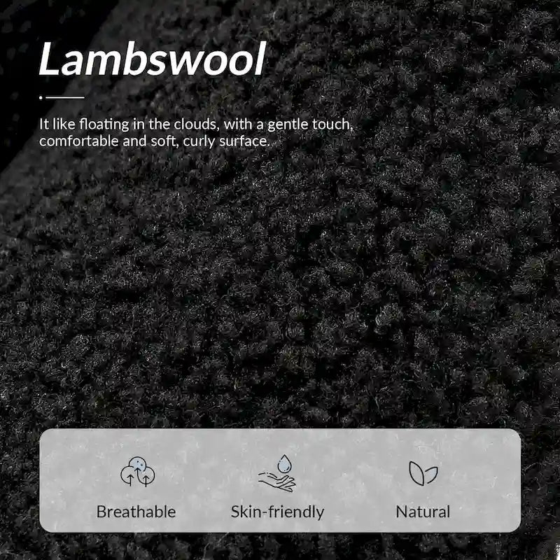 Sheila moderner 30 W Bouclé-Sessel mit Beinen aus Massivholz, 2er-Set von HULALA HOME