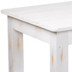 Flash Furniture 46 x 30 Rectangular Solid Pine Farm Dining Table