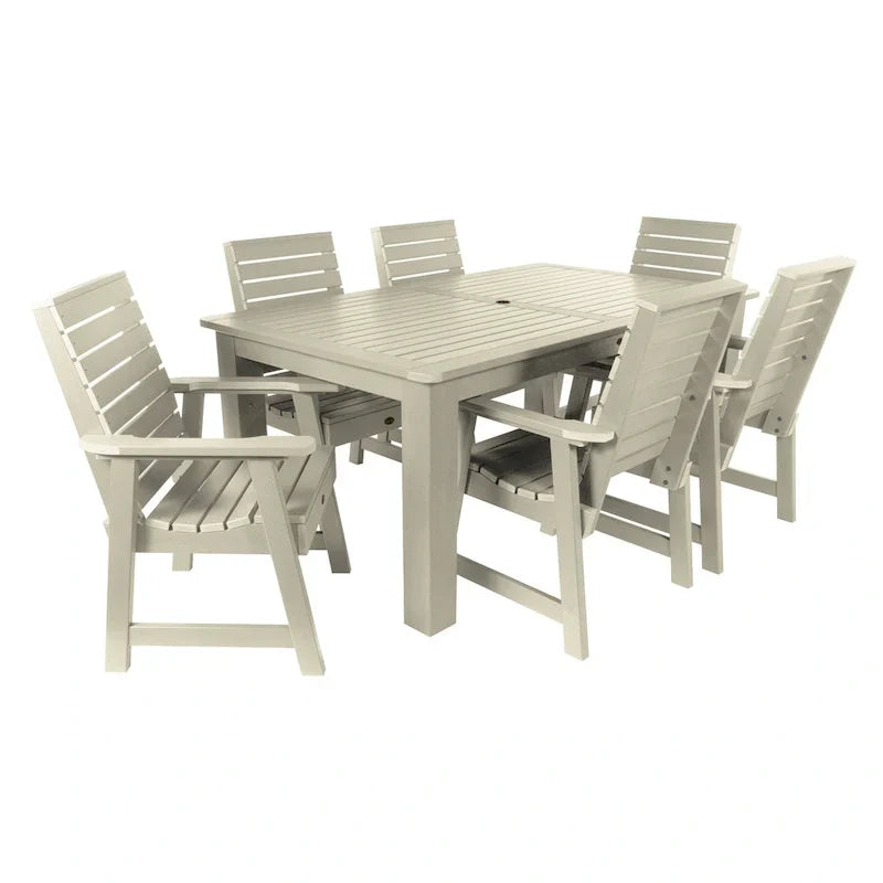 HIGHWOOD PROFESSIONAL 7-dijelna vanjska garnitura za blagovanje 42x72