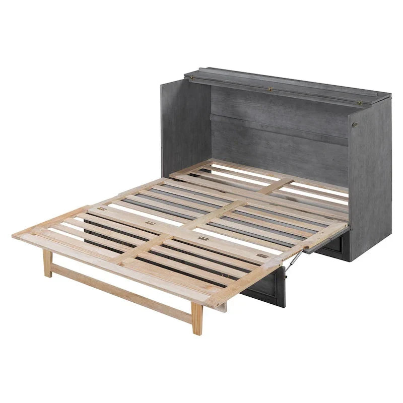 Queensize opklapbed met grote laden