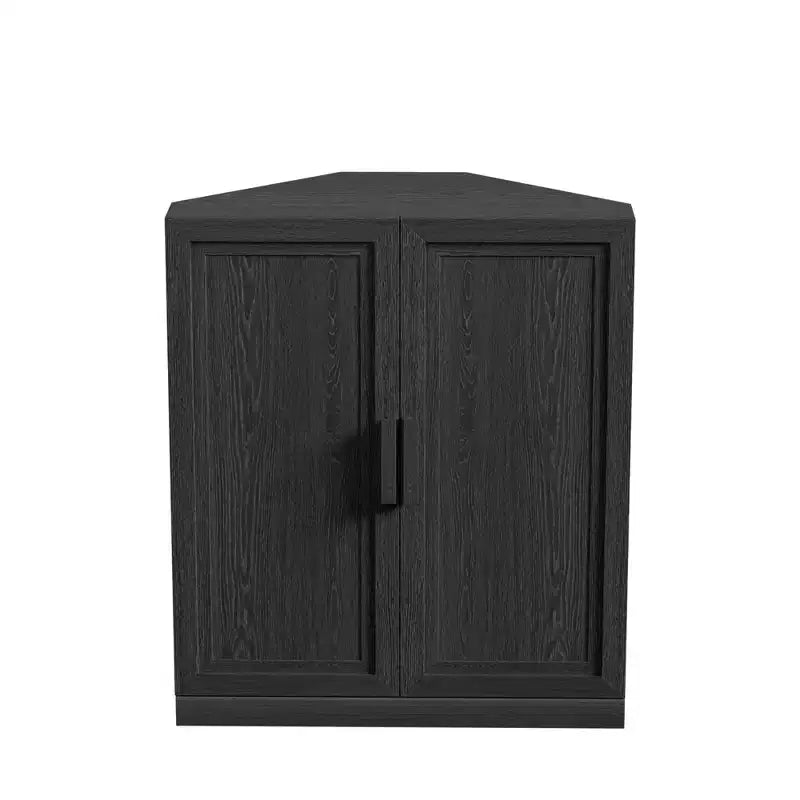 Dovelina kutni ormarić s podesivim policama, komoda, bife, vinski ormarić, kuhinjski i blagovaonski ormarić s drvenim vratima - 31H x 31W, 36H x 31W
