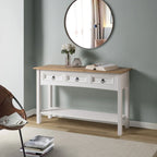 Houten haltafel, consoletafel met 3 laden Corona | Furniture Dash - N.v.t.